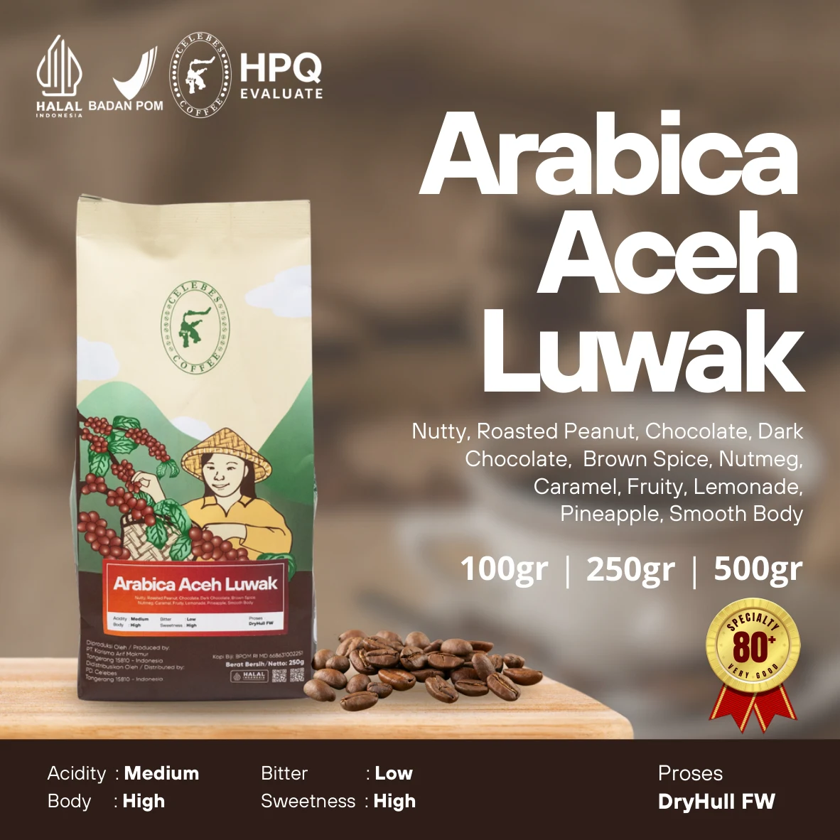 Arabica Aceh Gayo Luwak (RKC)